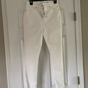 NWT Loft White The Skinny High Rise Curvy Fit Regular Inseam Size 26/2